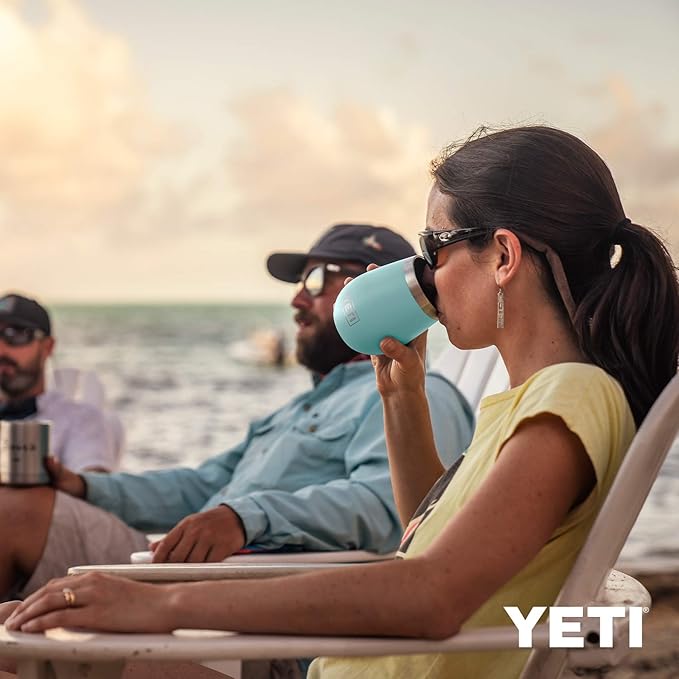 YETI Rambler 10 oz Wine Tumbler, Vacuum Insulated, Stainless Steel, NO LID