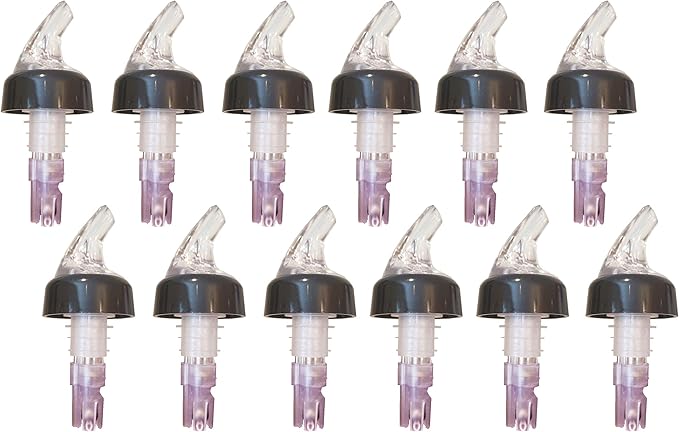 1/2 oz. Measured Liquor & Wine Pourers - 1 Dozen