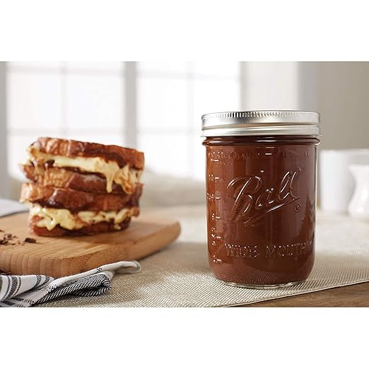 Ball Wide Mouth Glass Mason Jars with Lids and Bands, Used for Canning, Pickling, Juice, Jam, Jelly, Pint Size 16 Ounce (Pack of 36)