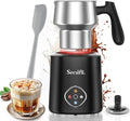 Secura 4-in-1 Electric Milk Frother and Steamer, 13.5oz with Detachable Dishwasher-Safe Stainless Steel Jug – Hot and Cold Foam Maker, Milk Warmer for Coffee, Lattes, Hot Chocolate - Induction Heating