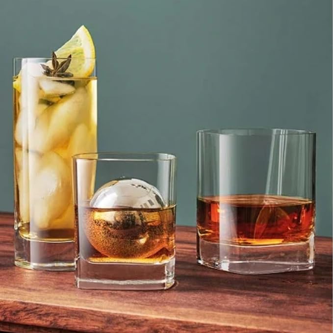 Luigi Bormioli Strauss Double Old-Fashioned Glasses - Clear, Set of 6