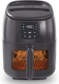 Dash 2.6QT Infrared Digital Small Air Fryer - Compact Air Fryer with Safe Ceramic Nonstick, Viewing Window, 2 Custom Presets & Auto Shake Reminder - Dishwasher Safe Parts