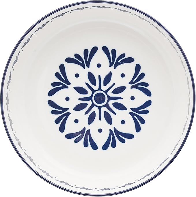 10 Strawberry Street Talavera Dinnerware, Set of 6 (8" Dinner Bowl/Pasta Plate)