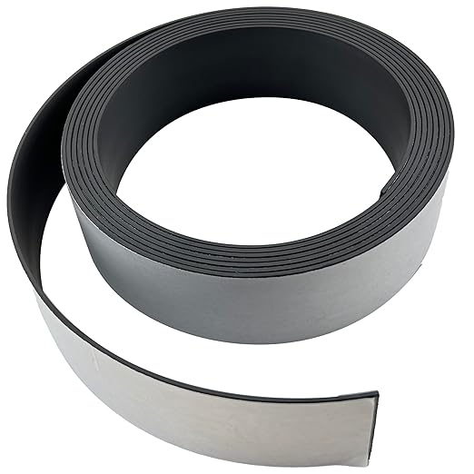 Master Magnetics Flexible Magnet Strip with Adhesive Back - 1/16" Thick, 1 1/2" Wide, 10' Long, 1 Roll, ZG60A-A10BX