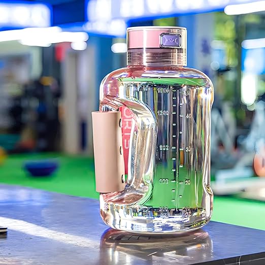 Hydrogen Water Bottle Generator1.5L High-Capacity, USB Portable Hydrogen Water Machine, Hydrogen Water Ionizer Cup, Sports Water Bottle with SPE/PEM Technology (Pink)
