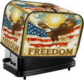 Flag Eagle Usa 4 Slice Toaster Cover Dust And Fingerprint Bread Maker Cover Bakeware Protector Washable Appliance Covers Kitchen Accessories For Home Kitchen Women Gift