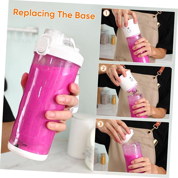 Portable Juicer Cup Cordless Mini Blender for Fresh Juice Stylish Design Easy Operation Go Smoothies and Fruit Drinks