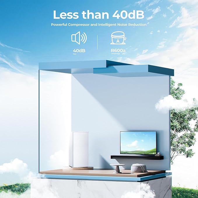 Electactic 6.5 Cu.ft Upright Freezer, Small Stand Up Freezer with Adjustable Thermostat, Removable Glass Shelves, for Bedroom/Home/Dorms/Apartment, White