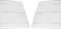 USA Pan Half Sheet Nonstick Roasting and Cooling Rack, Set of 2