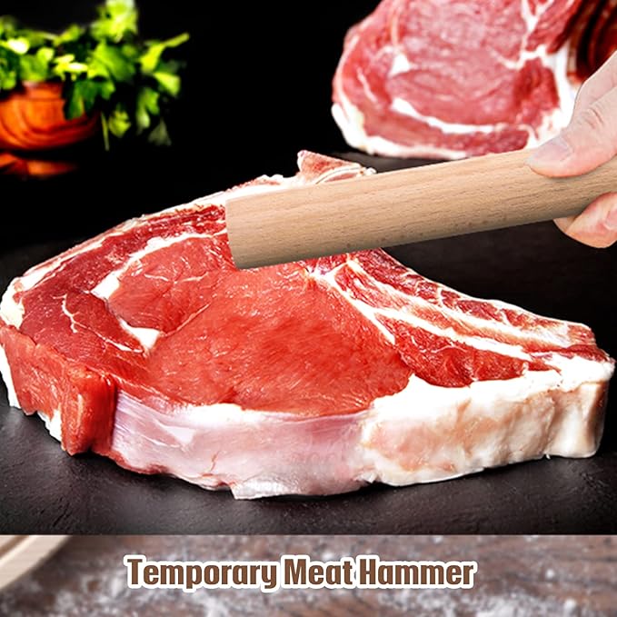 Patelai 20 Pieces Small Wooden Rolling Pin, Dumpling Dough Roller Wooden Mini Rolling Pins Kitchen Utensil Tool for Fondant, Pasta, Bread, Pastry, Cookies, Pizza, Pie, Cylinder Style, 6.3 Inch