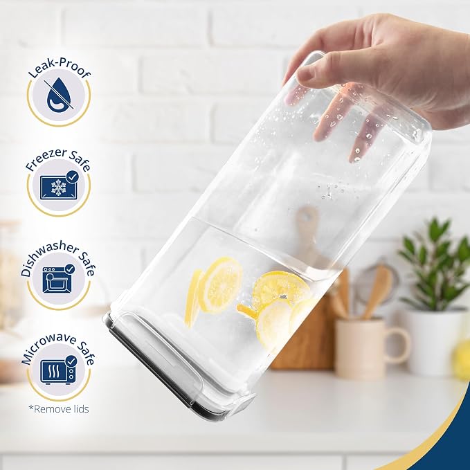 Reli. Airtight Canister Set with Lids (36 Set) | Clear Plastic Food Storage Canisters | Ultra Variety Pack | BPA-Free
