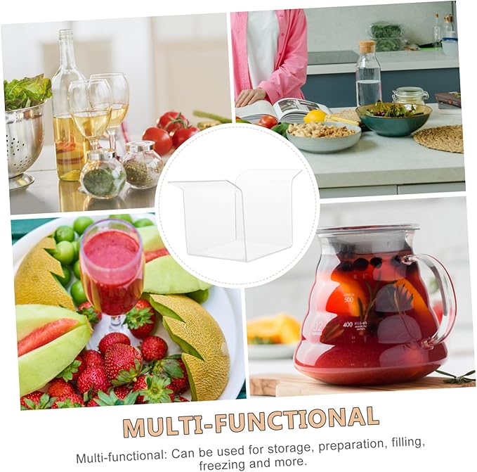 Bag Holder Stand for Meal Prep Space-saving Freezer Bag Support for Easy Filling Stable Storage for Food Preparation and Leftovers
