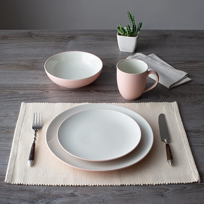 Noritake Colorwave Pink 4-Piece Coupe Place Setting, Service for 1