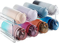 Lifewit Stackable Water Bottle Organizer for Cabinet, Plastic Bottle Holder Fits Bottles/Tumblers up to 3.8" Diameter for Pantry/Countertop, 2 Tier Holds 8 Bottles 38 x 20 x 15 cm/15 x 8 x 5.7"
