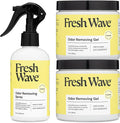 Fresh Wave Lemon Odor Removing Gels and Spray Bundle: (2) 15oz. Gels and (1) 8fl. oz. Spray
