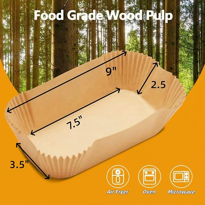 Loaf Pan Liners, 300Pcs Non-Stick Loaf Pans for Baking Bread 9x5, 2lb Disposable Parchment Bread Liners for Sourdough, Pound Cake, Banana Bread and More (Bottom Sizes: 8"× 4")