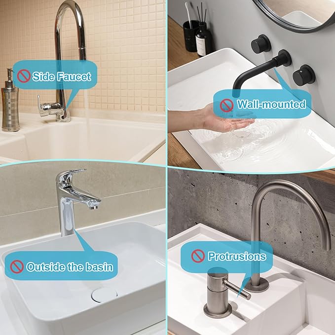Derlights 33 inch Sink Splash Guard Mat, Silicone Faucet Handle Drip Catcher Tray, Longer Silicone Sink Mat for KitchenBathroom, Drip Protector Splash Countertop (Black)