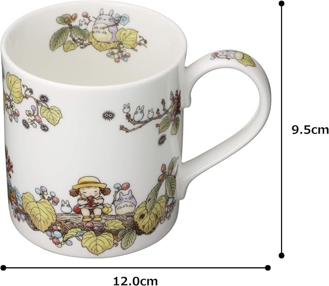 Noritake T97265/4660-5 Noritake Mug, 400cc, My Neighbor Totoro, Gagami, Microwave Safe, 1 Piece, Bone China