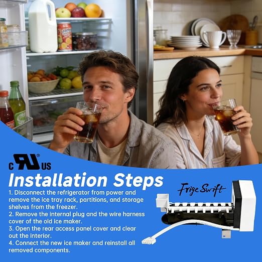 241798231 241798224 Ice Maker Auto Start-Stop Replaces 241798201 5304456671