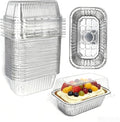 Disposable Mini Loaf Pans with Lids Bakeware Set,1lb, 30 Pack, 6x3.7 Aluminum Foil Bread Pans for Homemade bread, Small Cake Tins, Perfect for Baking Banana Bread, Chease Cake Brownies, etc.