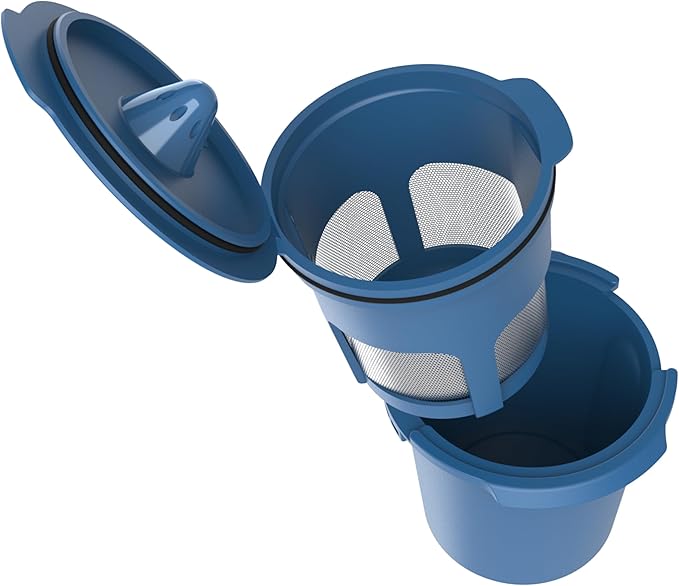 Bruvi Reusable Coffee Pod | 2 Pack | Only Reusable Pods Compatible with Bruvi Single-Serve Coffee System | Durable Design | Use Your Own Coffee