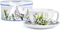 STP GOODS Bone China Tea/Coffee Cup and Saucer in Gift Box Tea Cup and Saucer Set of One