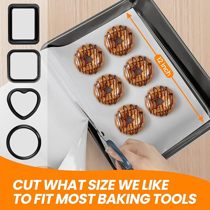Oven Liners for Bottom of Oven + Silicone Baking Mat Roll Cut to Size