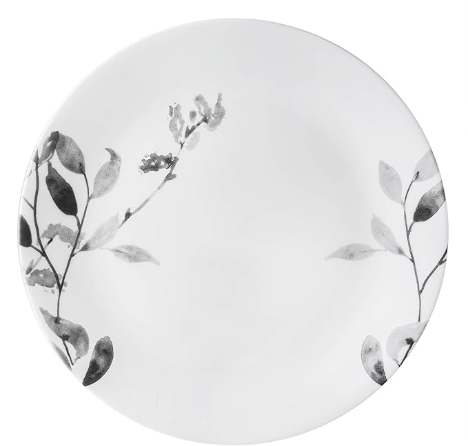 Corelle Boutique Misty Leaves 12-Piece Dinnerware Set, Service for 4