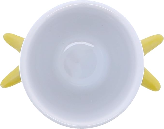 BIA Cordon Bleu White Chicken Footed Egg Cup with Yellow Feet, Set of 4