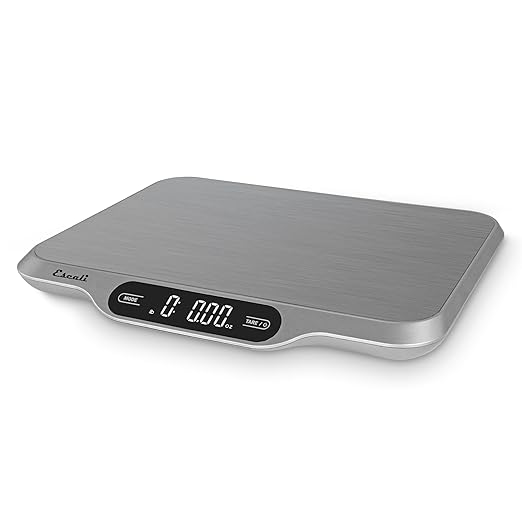 San Jamar SCDGSL33 Slimline Portion Control Digital Scale, Stainless Steel
