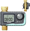 RAINPOINT Sprinkler Timer, 100% Metal Pipe Water Timer for Garden Hose, Programmable Hose Controller for Watering, Sprinkler Controller with Manual Watering/Rain Delay for Outdoor Lawn & Garden (1PCS)