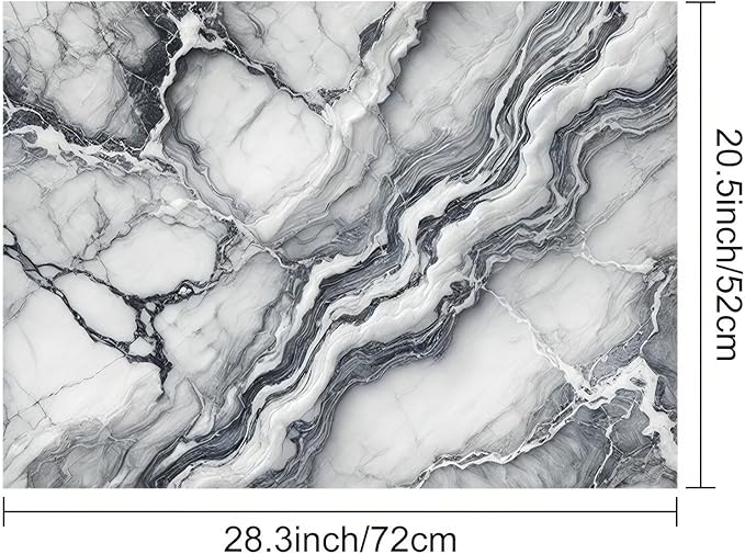 HOMETITUTE Marble Stove Top Cover for Electric 28x20 Inch Diatomite Kitchen Stovetop Cover Protector for Glass Electric Cooktop Countertop Heat Scratch Resistant Pad Modern Decor