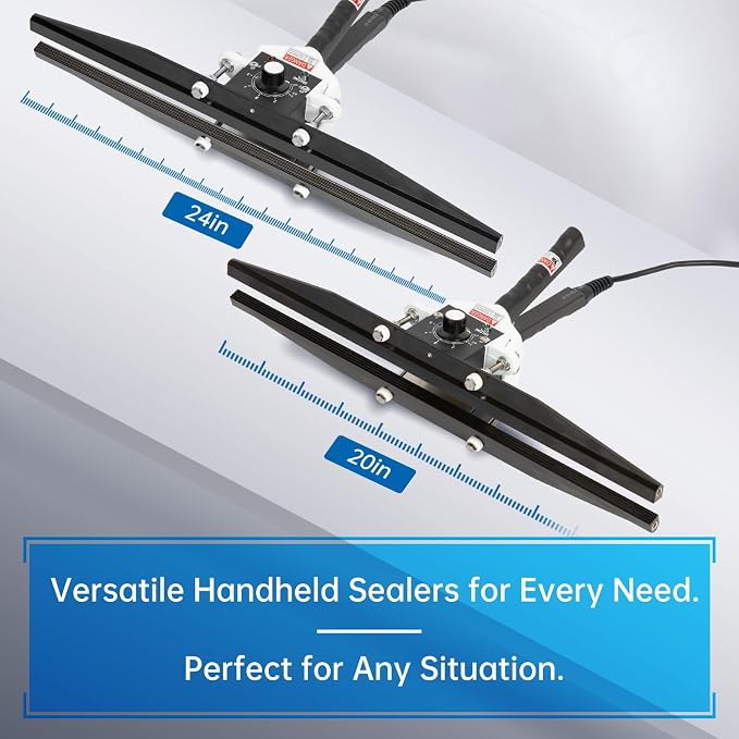Portable Handheld Heat Sealer Machine, FKR-300 12-Inch | For Foil, Kraft, and Mylar Packaging