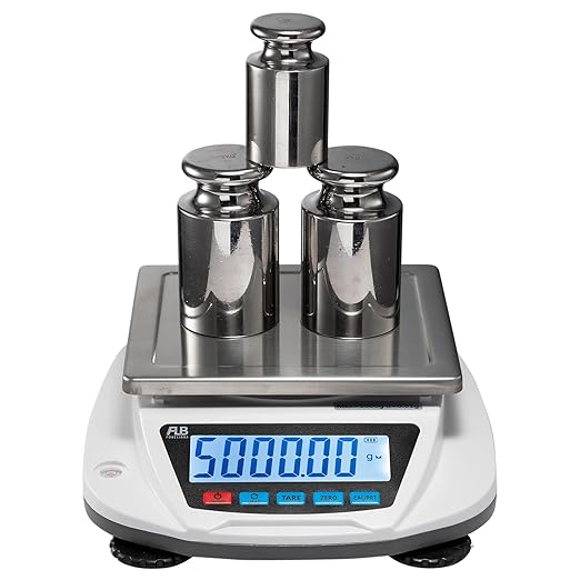 Lab-Scale 0.01g x 5000g - Precision Digital Golden Scales, Scientific & Industrial Weighing, 0.01g Accuracy