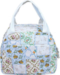 Lunch Box for Women, Reusable Insulated Lunch Box Floral Tote Bags Corduroy Totes for Women Office Work Travel Picnic