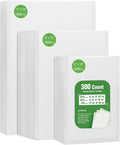 Syntus 300 Count Vacuum Sealer Bags, 40 Gallon 11" x 16" and 160 Quart 8" x 12" and 100 Pint 6" x 10" for Seal a Meal, BPA Free Heavy Duty Precut Bags, Food Vac Bag for Storage, Meal Prep or Sous Vide