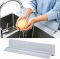 Kitchen Silicone Sink Splash Guard - 23 Inch Water Splash Guard with Non Slip Strong Suction, for Water Sink, Faucet, Keeping Countertop Dry, Neat, and Easy to Clean (Deep Gray)