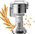 Electric Grain Mill 400g, Flour Grinder Mill Stainless Steel for Home, Counter Grain Grinder for Wheat, Rice, Wheat Berry, Corn, Herbs, Spices