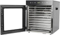 Clivia Food Dehydrator Machine with 10 Stainless Steel Trays,800W Beef Jerky Dehydrator Machine,Food Dryer for Fruits Vegetables Snack Dog Treats,24 Hour Digital Timer 86°-194° Temperature Control