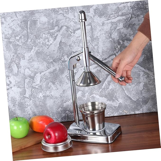 Stainless Steel Manual Citrus Juicer Machine Hand Press Cold Press Fruit Extractor