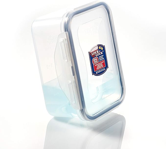 LocknLock Easy Essentials Food Storage lids/Airtight containers, BPA Free, 22 Piece, Clear
