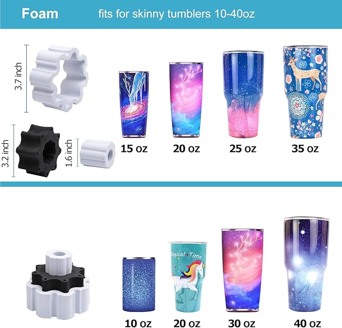 Cup Turner Tumbler Spinner Double Matal Frame Crafts Tumbler Double Cuptisserie Turner for DIY Epoxy Machine with Professional Silent Balance Steering Shaft and Independent Switch