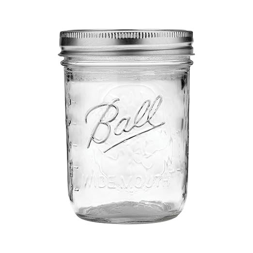 Ball Glass Mason Jars Regular Mouth 16oz (Pack of 24) with Lids and Bands, Used for Canning, Pickling, Juice, Jam, Jelly