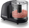 Liebe&Lecker Mini Food Processor 1.5 Cup Small Chopper Electric Mincer | Vegetable Chopper For Onions Garlic Meat Food Chopper Container Compact Size Single Serving Meal Prep Easy Clean