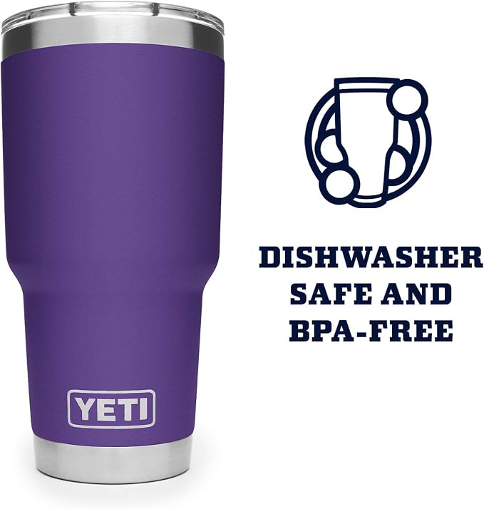 YETI Rambler 30 oz Stainless Steel Vacuum Insulated Tumbler w/MagSlider Lid