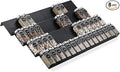 Mulush Metal Spice Rack Tray - Spice Drawer Organizer for Kitchen Cabinets Storage and Organization (Jars Not Included)