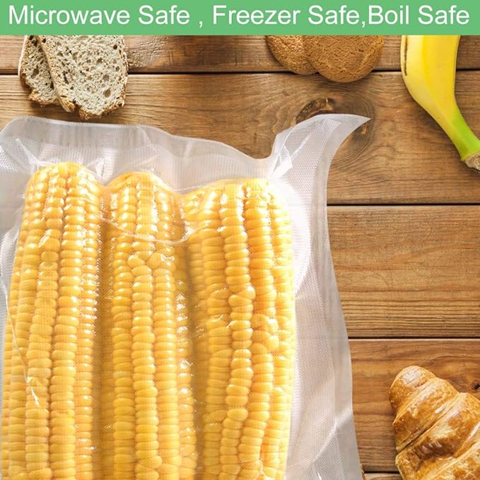 O2frepak 300 Count 6x10 Pint Vacuum Sealer Bags with BPA Free and Heavy Duty, Vacuum Seal Food Sealer Bags,Great for Food Storage Vaccume Sealer PreCut Bag