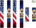 Fridge Door Handle Covers Set of 6 Kitchen Appliance Decor Handles Glove Anti-Slip Protectors 4th of July Refrigerator Decor Accessories, American Flag Eagle 250 Years Print