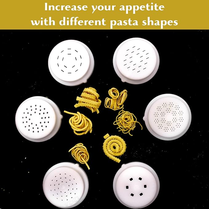 Pasta Shape Discs Fit For Philips Automatic Pasta & Noodle Maker,Philips Pasta Maker Attachment, Accessory Kit -Penne,Bucatini,Macaroni,Rigatoni,Creste Ondulate(Rigatoni Rigati 18mm)
