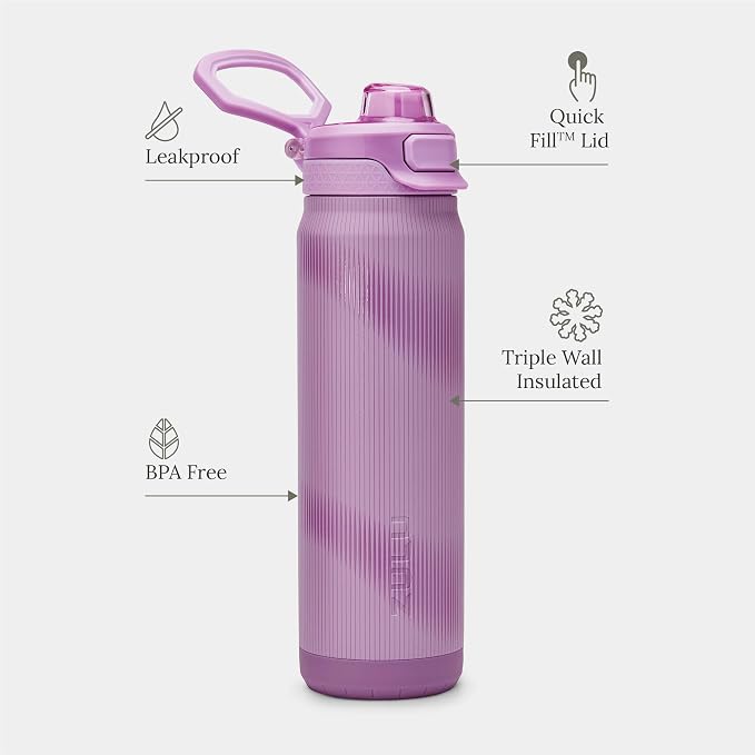 ZULU Powerfill Pro 32oz Stainless Steel Water Bottle - Tempo